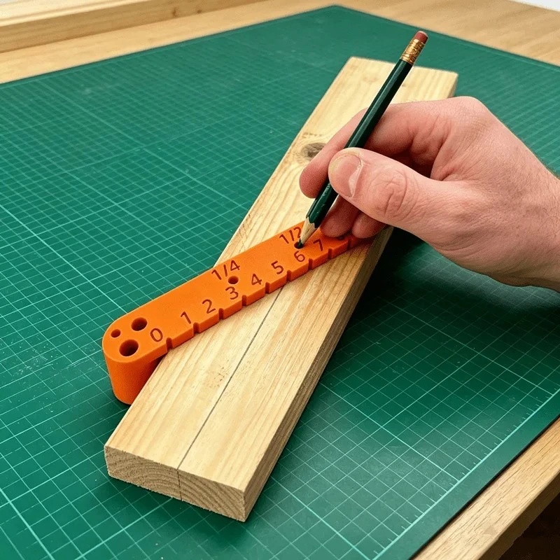 Workshop Tools Center - Multifunctional Wood Center Position Gauge Drilling