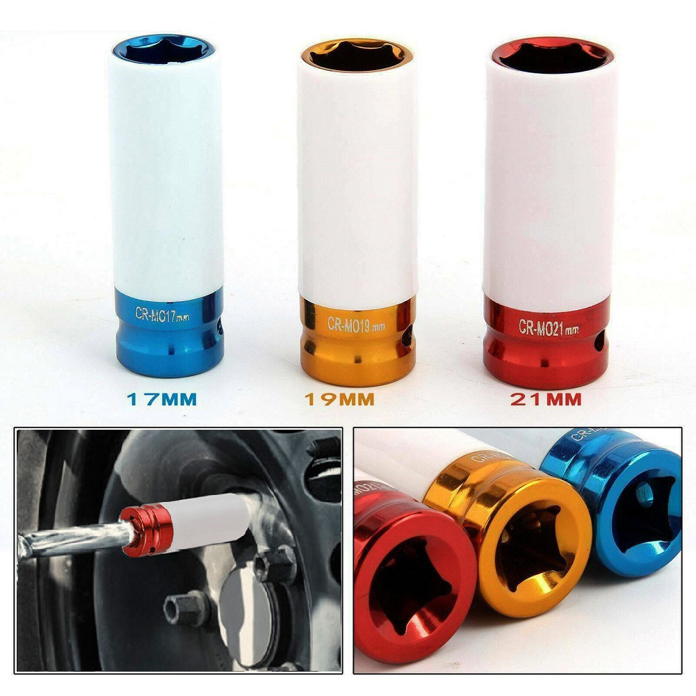 Car Workshop Tools And Equipment - 1Pc Metal Socket 17mm/19mm/21mm Socket Wrench