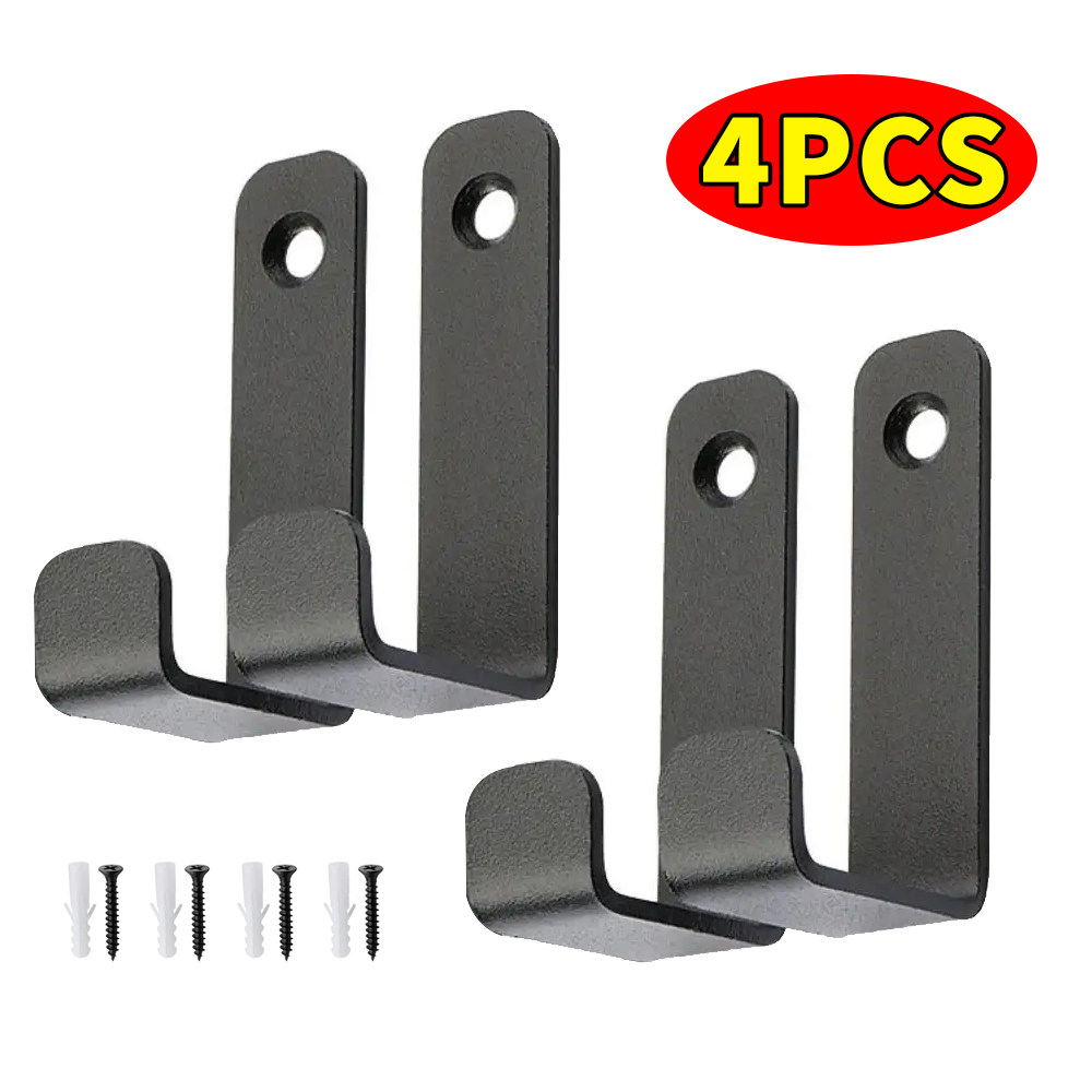 Screw Organizer Kit - Wall Mounted Coat Clothes Hanger Metal