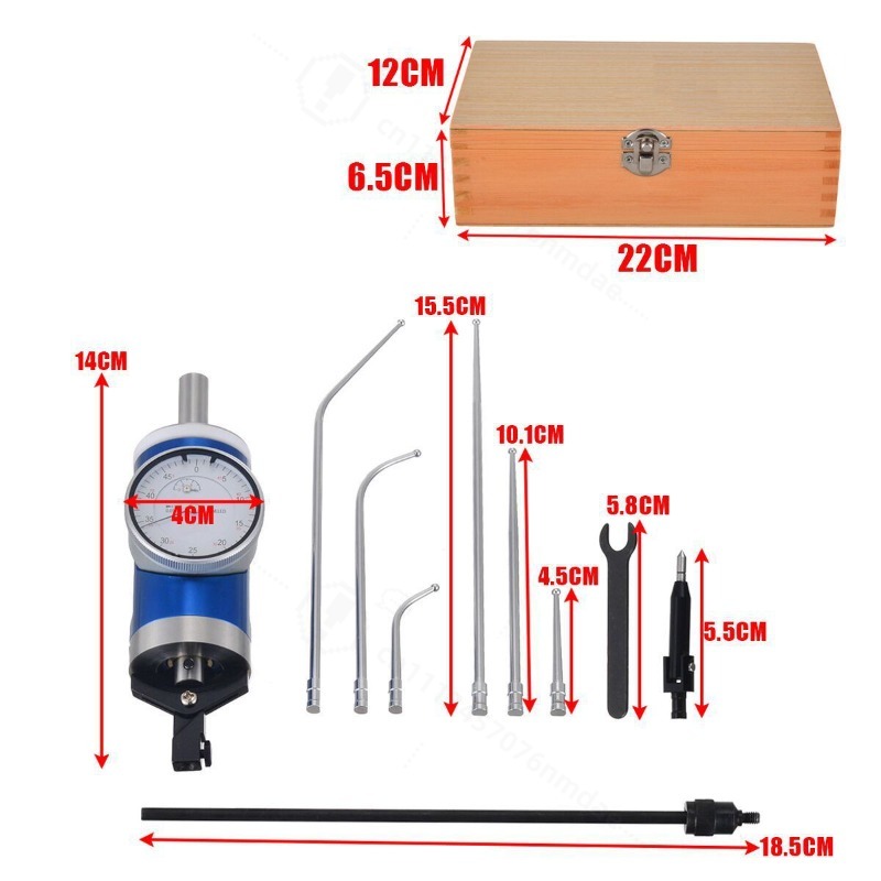 Workshop Tools Center - Blue Industrial Lever Dial Indicator 0-3mm