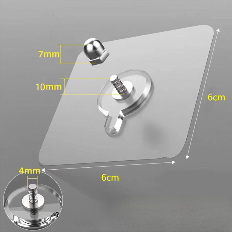 Strong Adhesive Wall Hooks Hom - Screw Organizer Kit recension och pris