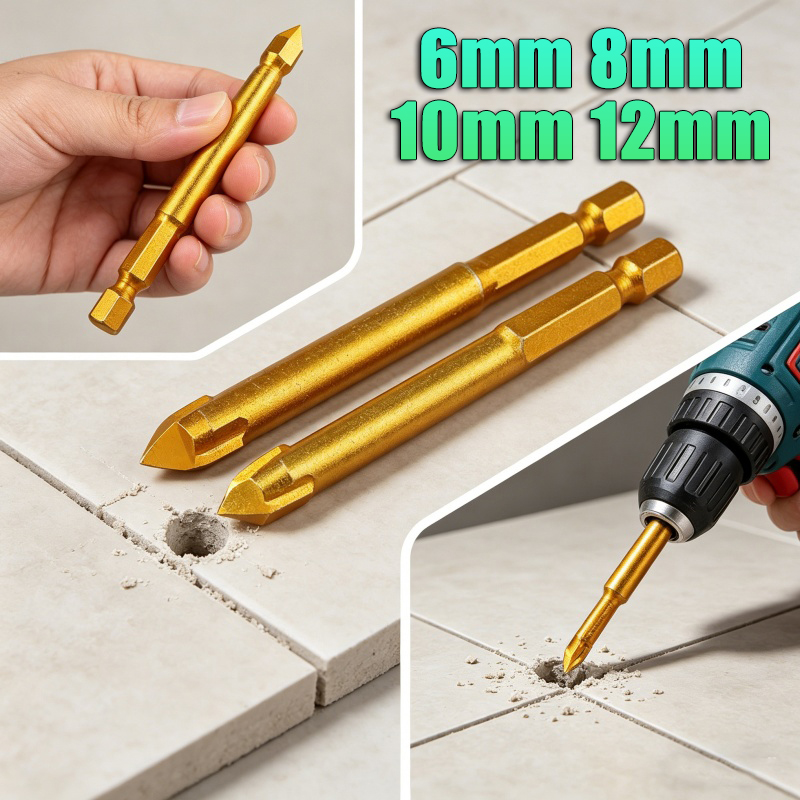 Triangle Drill Bit 6-12mm Tita - Workshop Tools Center recension och pris