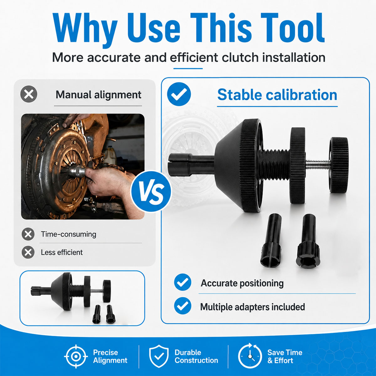 1/2/4P Clutch Alignment Tool U - Workshop Tools Center recension och pris