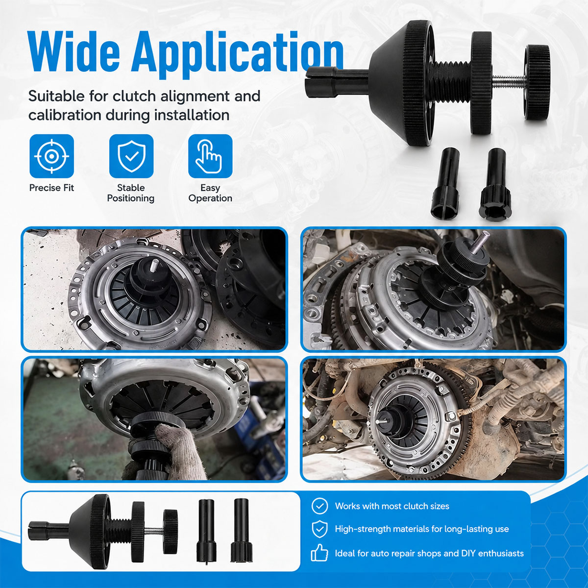 1/2/4P Clutch Alignment Tool U - Workshop Tools Center recension och pris