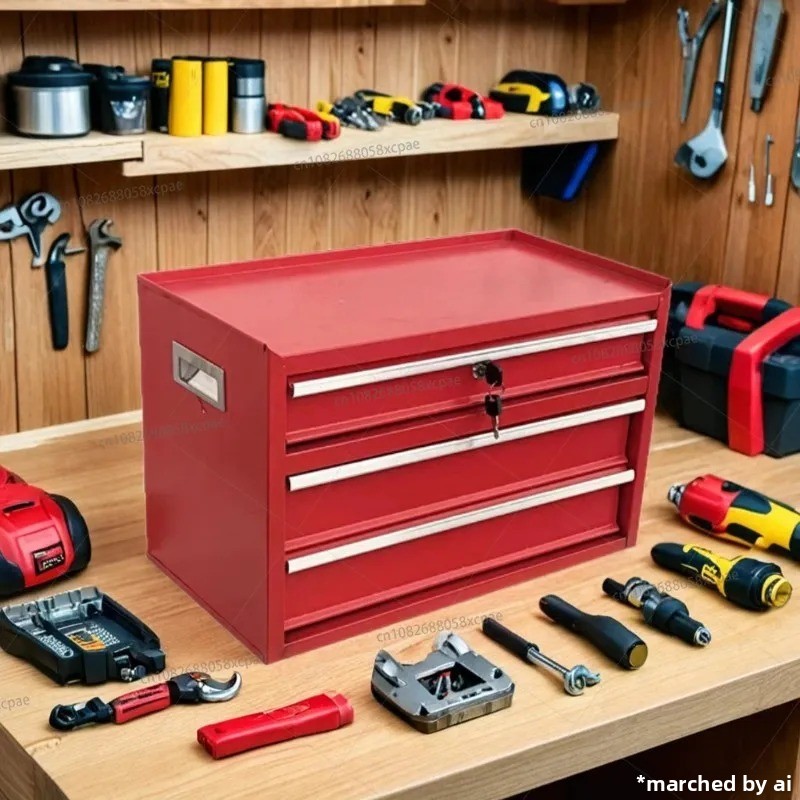 Desktop Toolbox, File Cabinet, - Workshop With Tools recension och pris