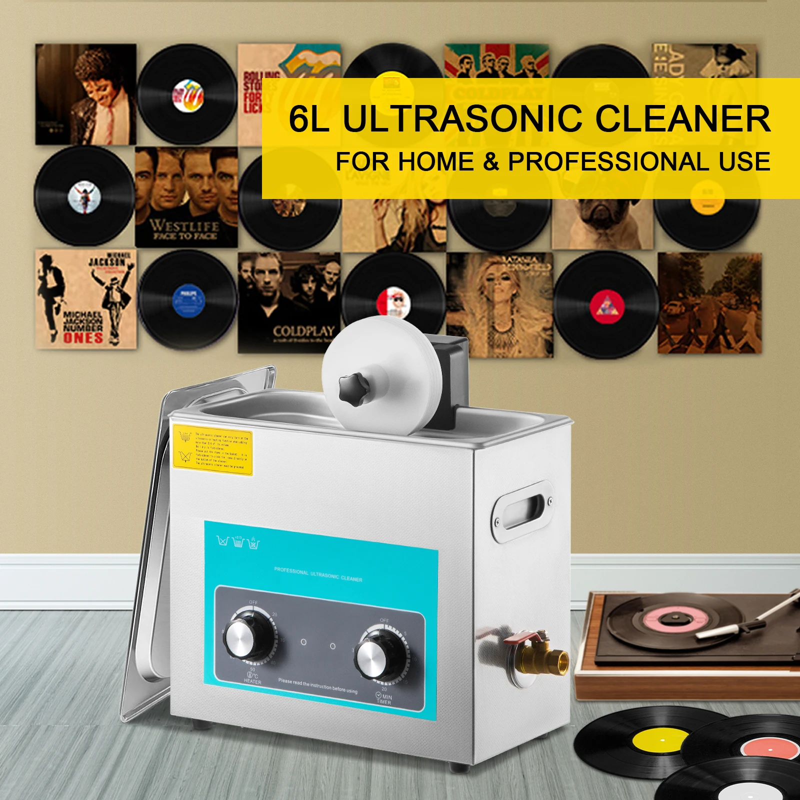 SIHAO 6L Vinyl Record Cleaner  - Hand Tools Mechanical Workshop recension och pris