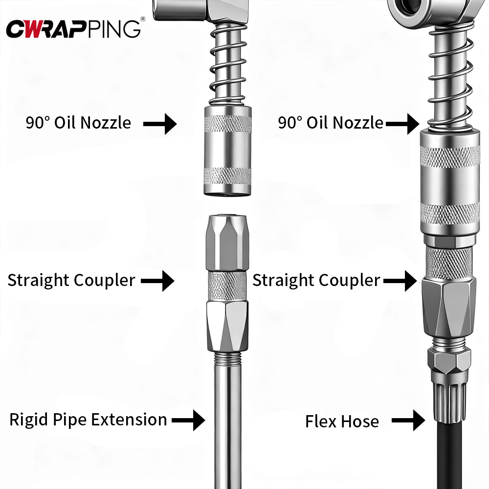 Grease Gun Adapter 90 Degree C - Car Workshop Tools And Equipment recension och pris
