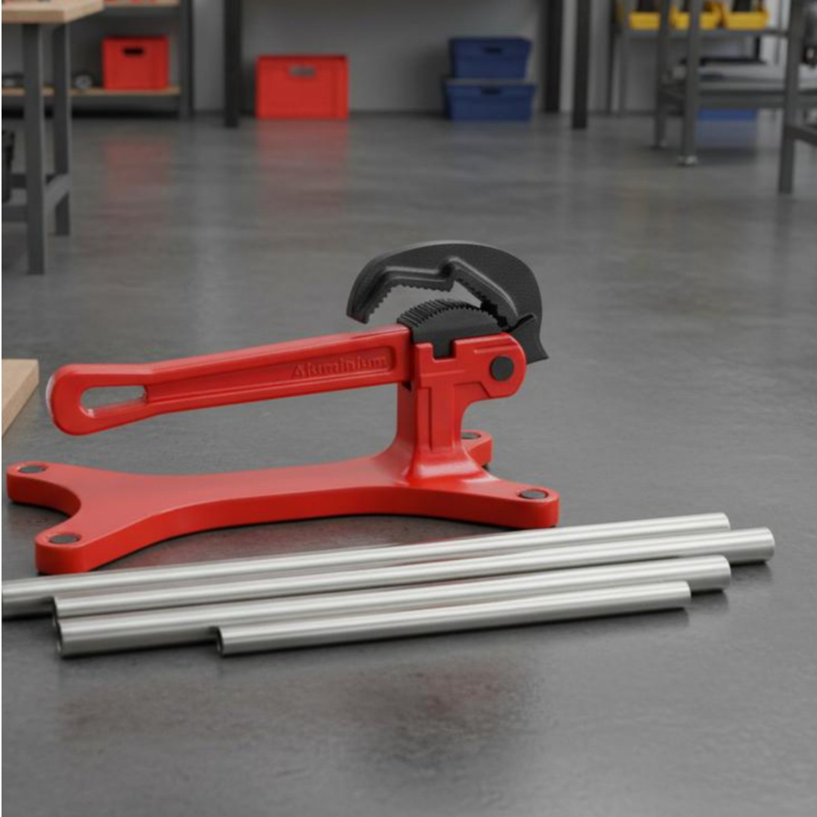 Yoke Pipe Vise Sturdy-Duty Por - Workshop With Tools recension och pris