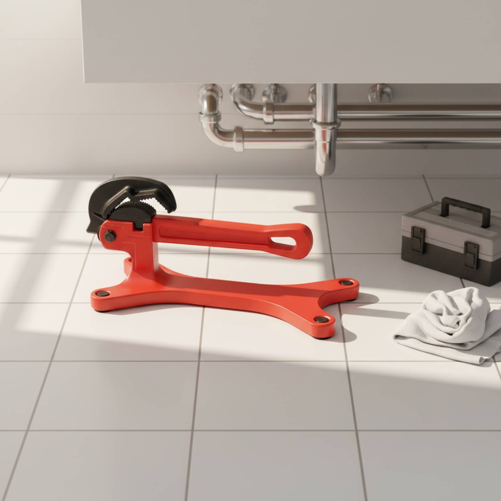 Self-Locking Pipe Wrench Porta - Workshop With Tools recension och pris