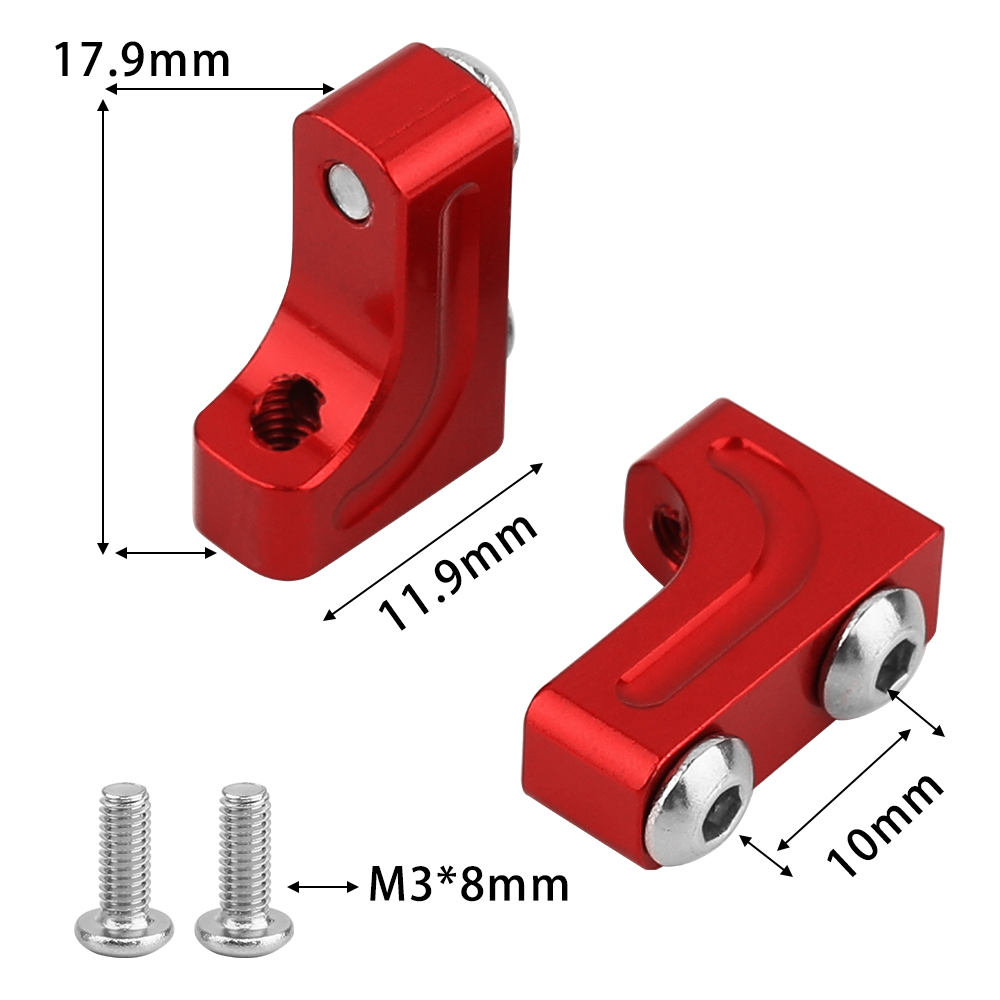 2Pcs Aluminum Alloy Servo Moun - Screw Organizer Kit recension och pris