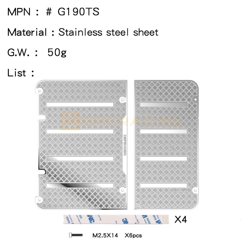 For 1/8 Base Mount Sheets Skid - Screw Organizer Kit recension och pris