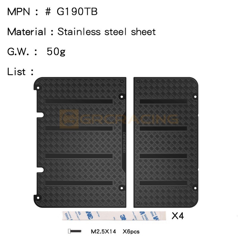 For 1/8 Base Mount Sheets Skid - Screw Organizer Kit recension och pris