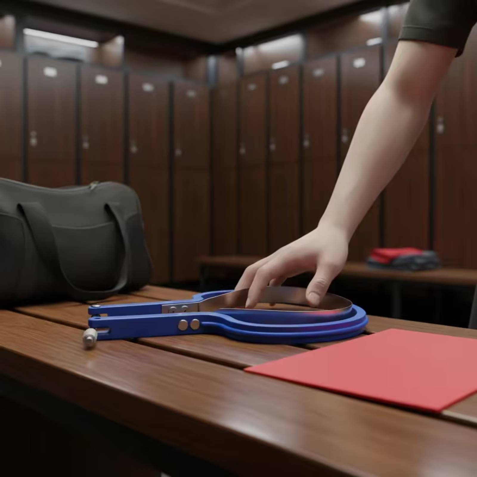 Table Tennis Racket Rubber Cut - Workshop With Tools recension och pris