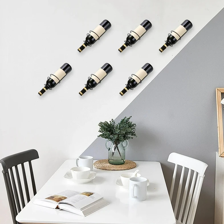 Pack Of 6 Wall Mounted Wine Ra - Screw Organizer Kit recension och pris
