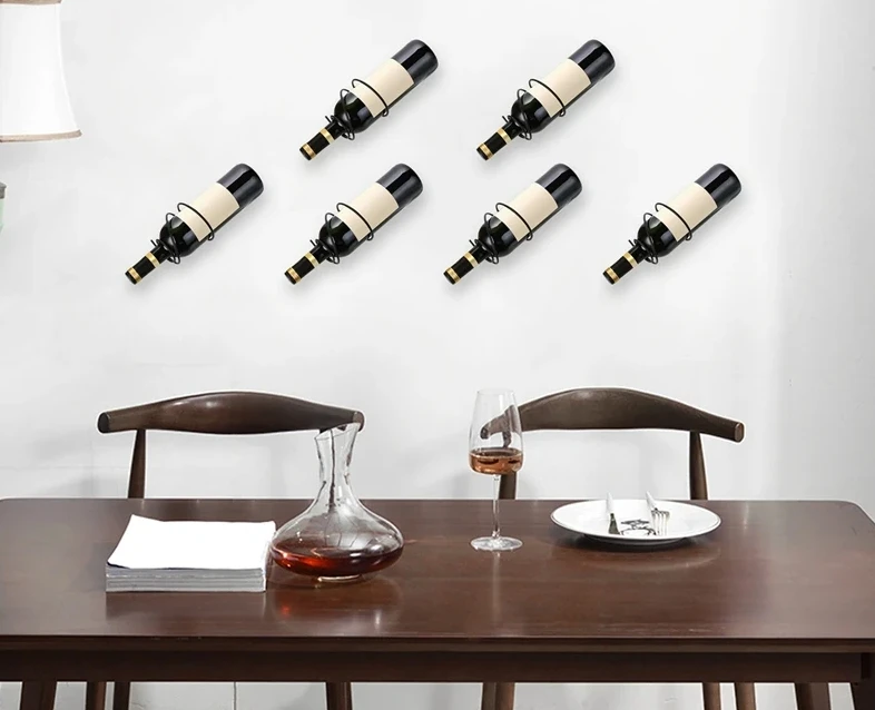 Pack Of 6 Wall Mounted Wine Ra - Screw Organizer Kit recension och pris