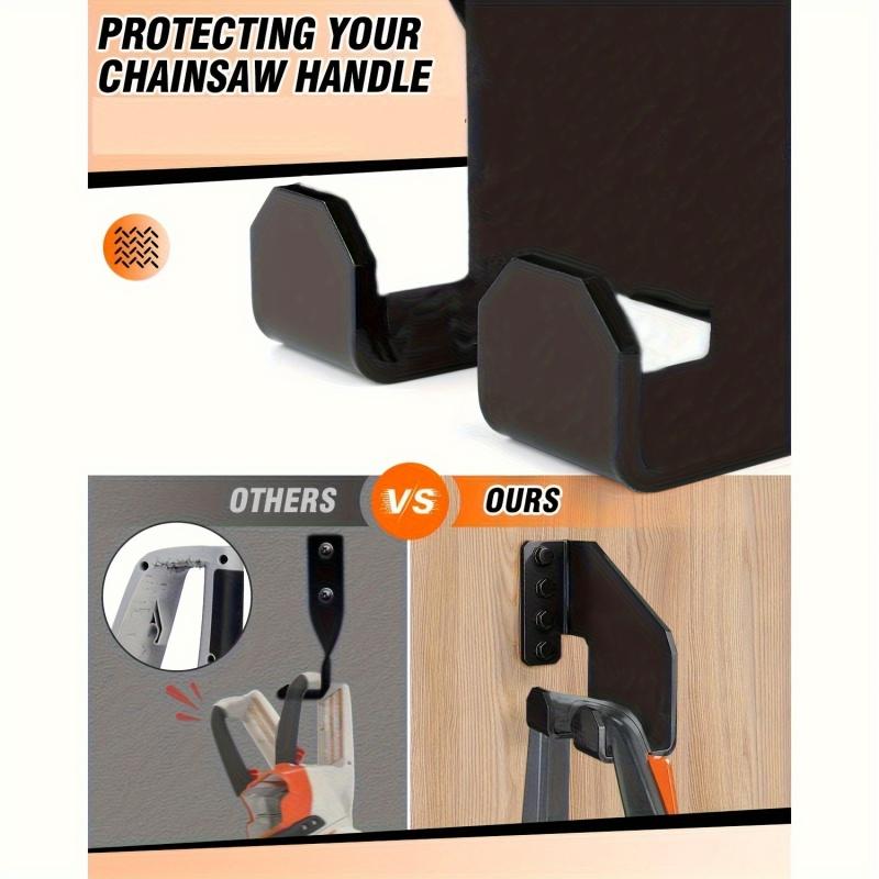 Sturdy Metal Chainsaw Hanger H - Screw Organizer Kit recension och pris