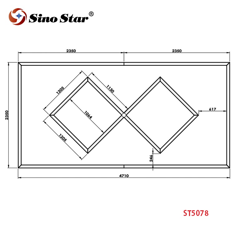 ST5078 Sino Star W2.35*L4.71M  - Best Tools For Workshop recension och pris
