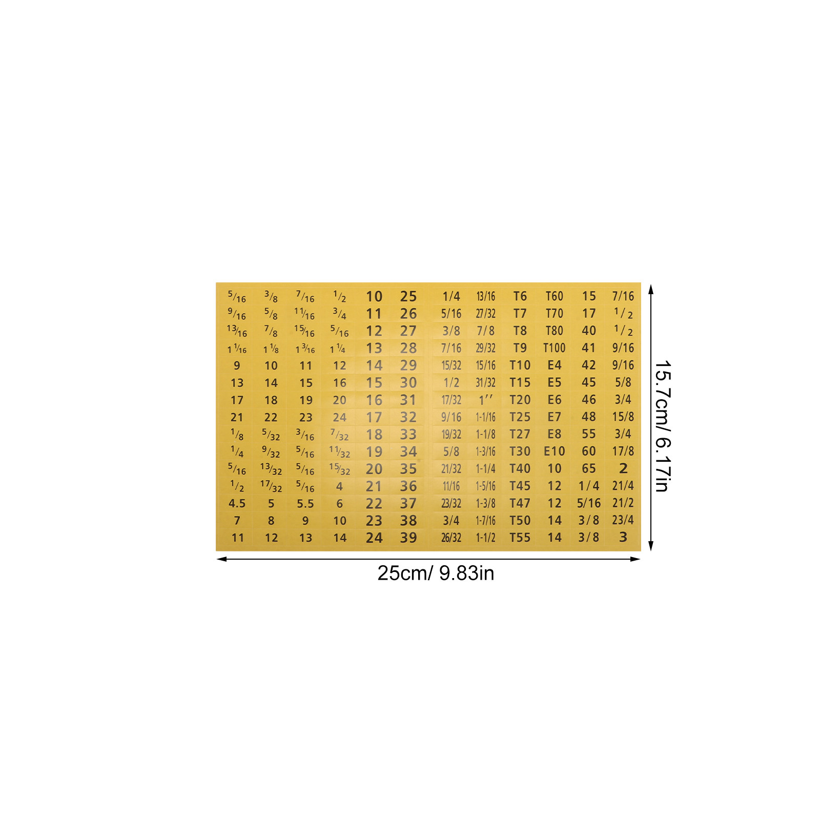 20Sheets Socket Wrench Sticker - Workshop With Tools recension och pris